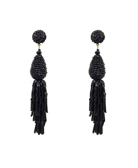 Beaded Tassel Earring