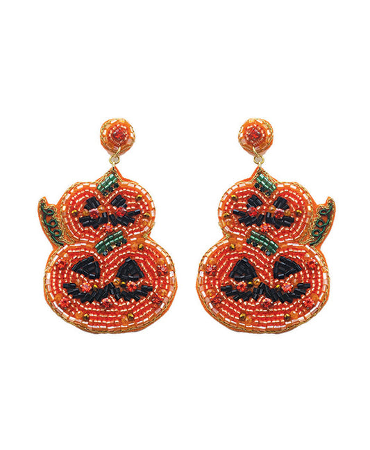 Halloween Pumpkin Earring