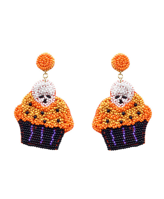 Halloween Cupcake Earring