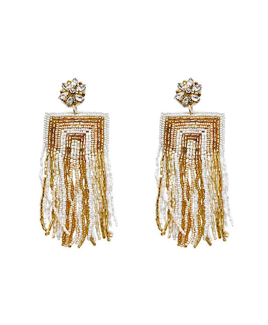 Beaded Tassel Earring