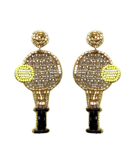 Beaded Tennis Earring