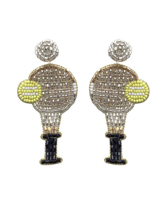 Beaded Tennis Earring