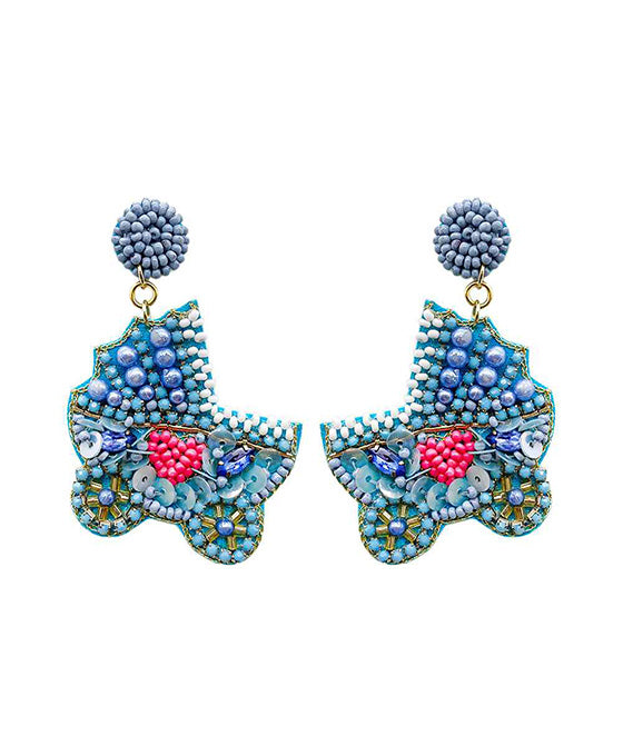 Beaded Stroller Post Earring