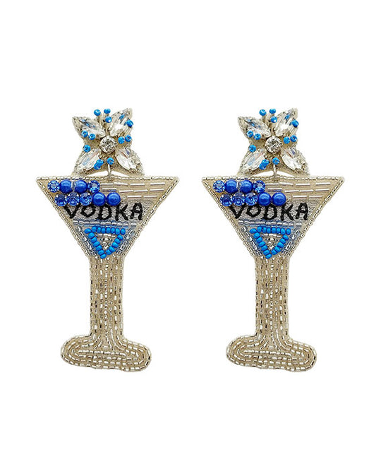 Beaded Vodka Earring