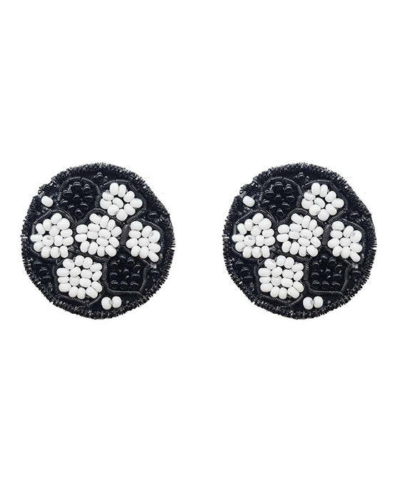 Sport Ball Seed Bead Post Earring