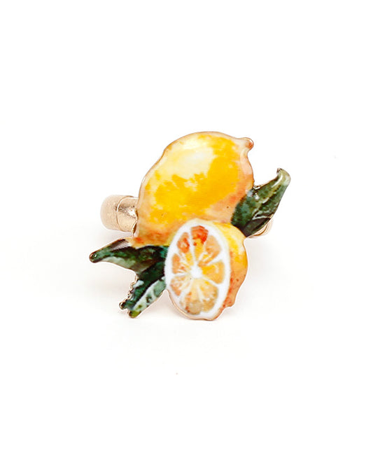 Lemon Print Ring