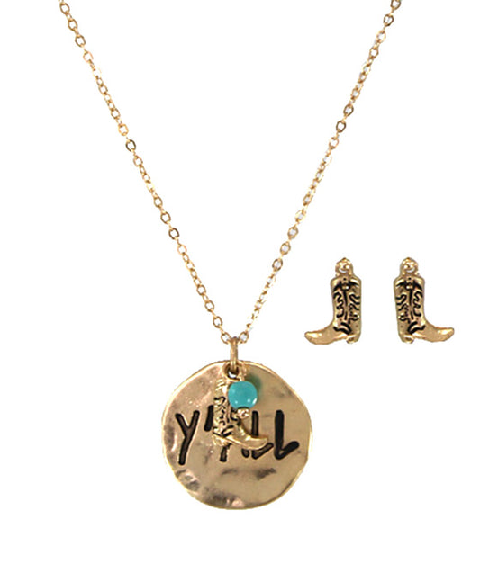 Y'ALL Necklace Set