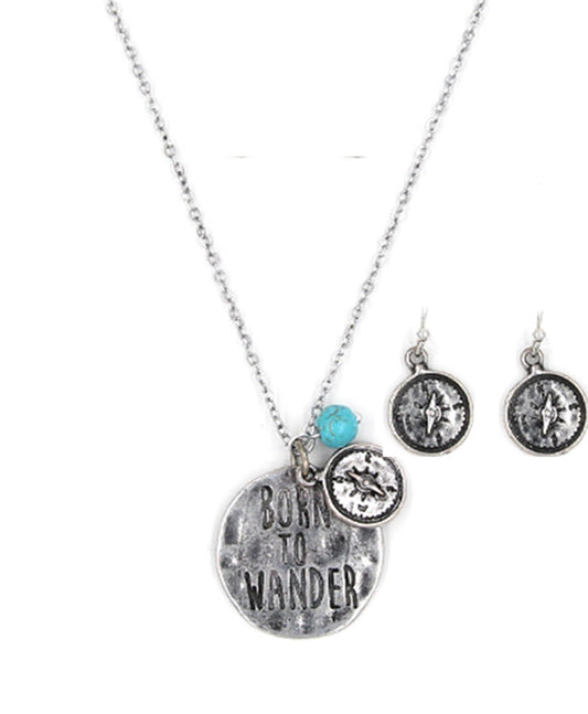 BORN TO WANDER Necklace Set