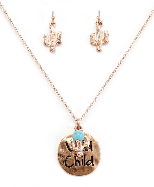 WILD CHILD Necklace Set