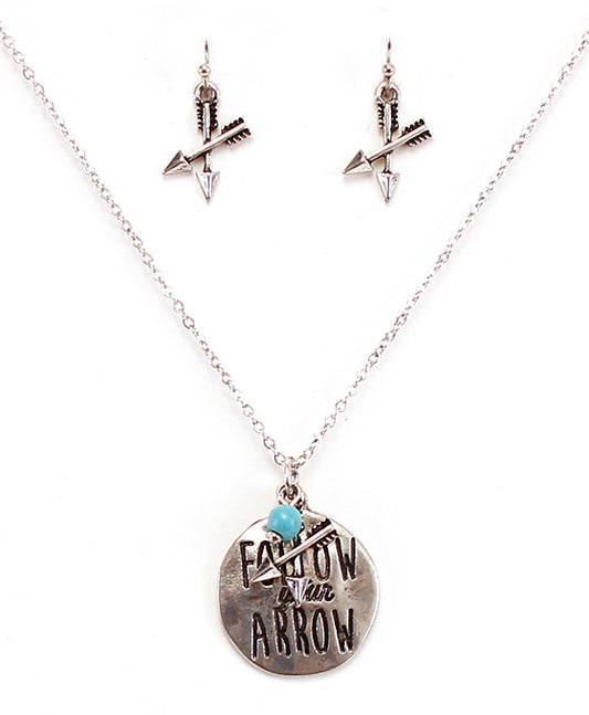 FOLLOW YOUR ARROW Necklace Set