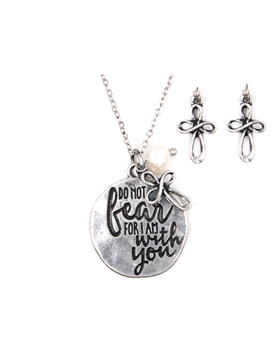 Message Necklace Set - DO NOT FEAR