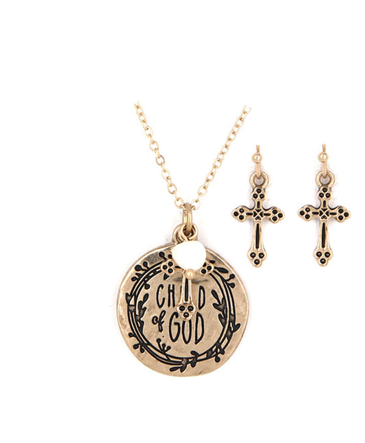 Message Necklace Set - CHILD OF GOD