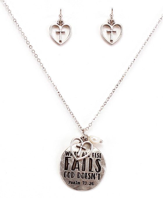 WHEN ALL ELSE FAILS Necklace Set