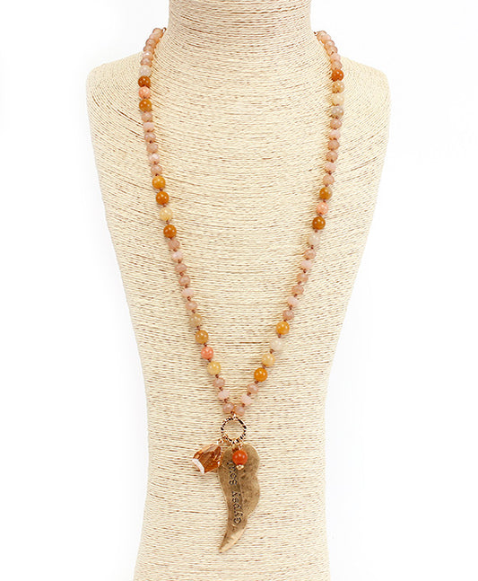 GYPSY SOUL Semi Stone Necklace Set