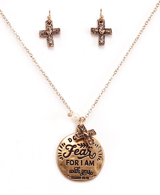 DO NOT FEAR Necklace Set