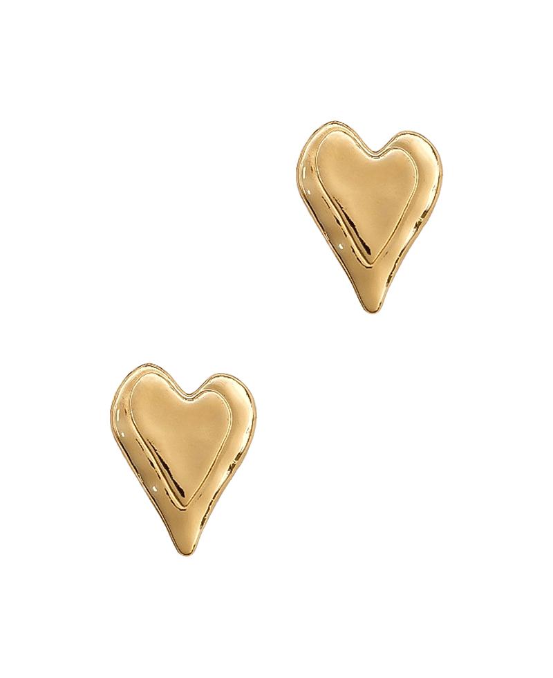 Heart Post Earring