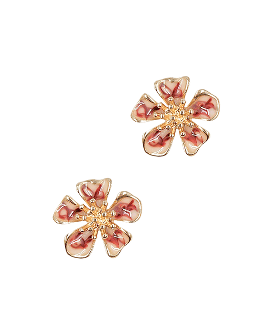 Flower Post Earring