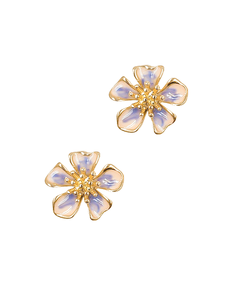 Flower Post Earring