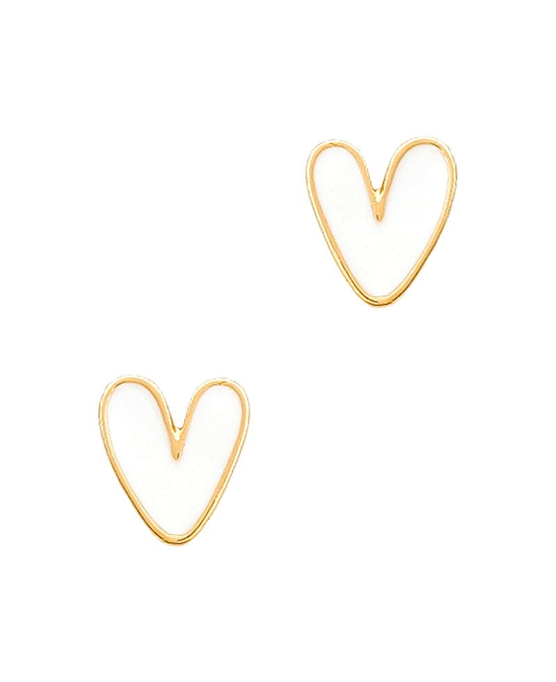 Heart Post Earring