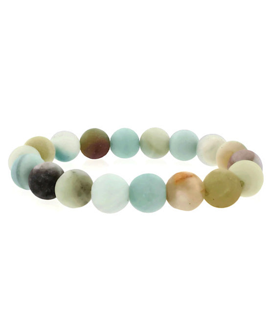 10mm Frost Genuine Stone Bracelet