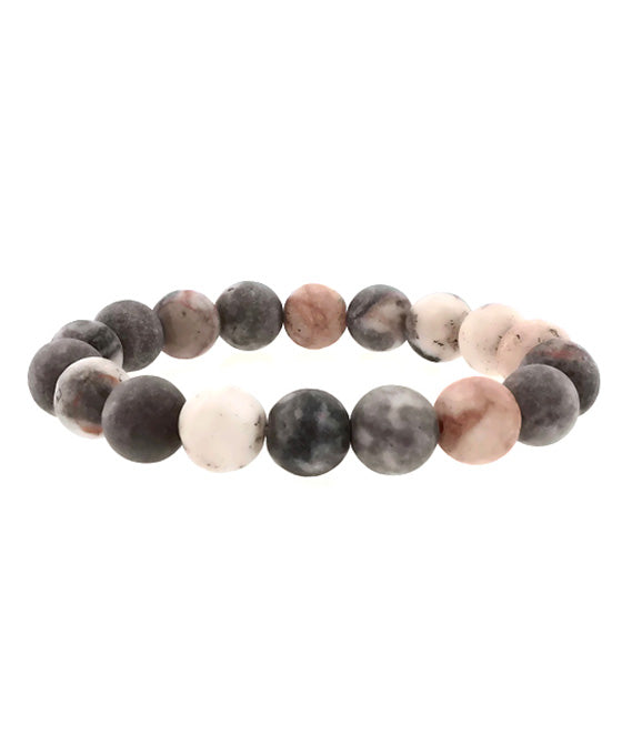 10mm Frost Genuine Stone Bracelet