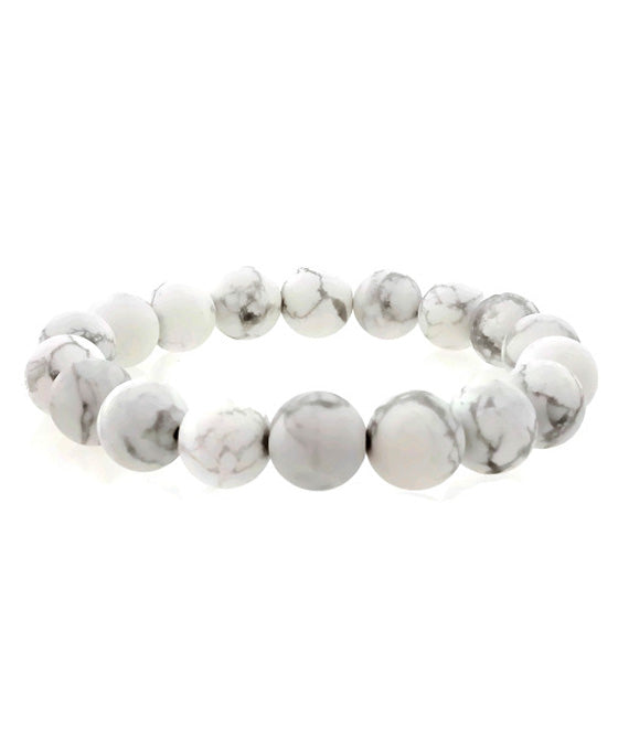 10mm Frost Genuine Stone Bracelet