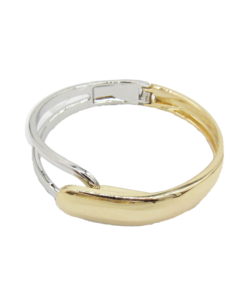 Metal Bangle Hinge Bracelet